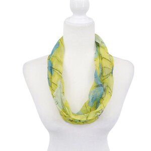 Vera Silk Scarf Yellow Creative Career Twee Classic Art To Wear Vintage